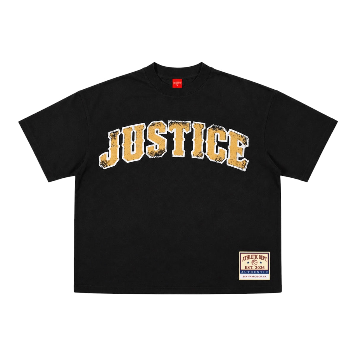 “JUSTICE THE BARBER” Varsity Tee